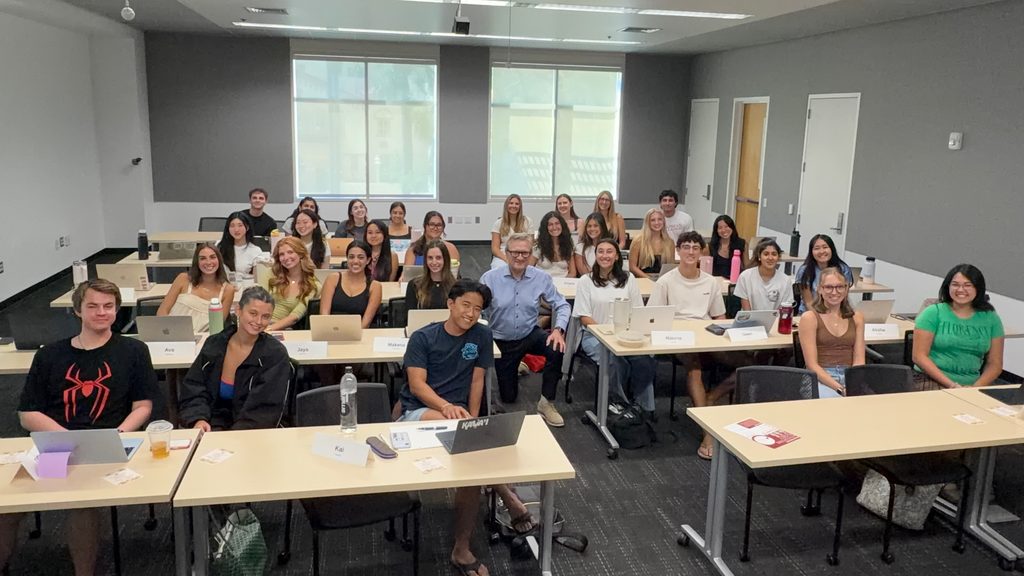 Chapman University, Argyros College, Influencer & Social Media Marketing class, Professor Niklas Myhr, Section 1, Fall 2026