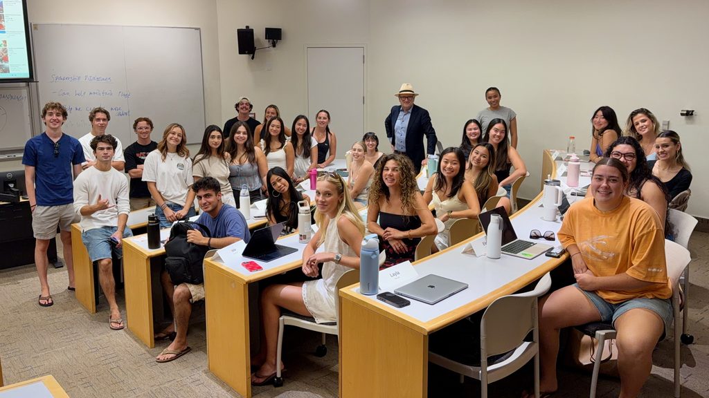 Chapman University, Argyros College, Influencer & Social Media Marketing class, Professor Niklas Myhr, Section 3, Fall 2026