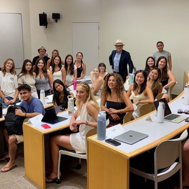 Chapman University, Argyros College, Influencer & Social Media Marketing class, Professor Niklas Myhr, Section 3, Fall 2026